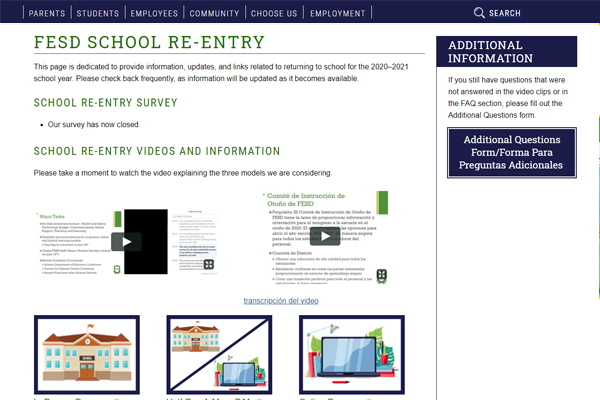 Fowler School District example